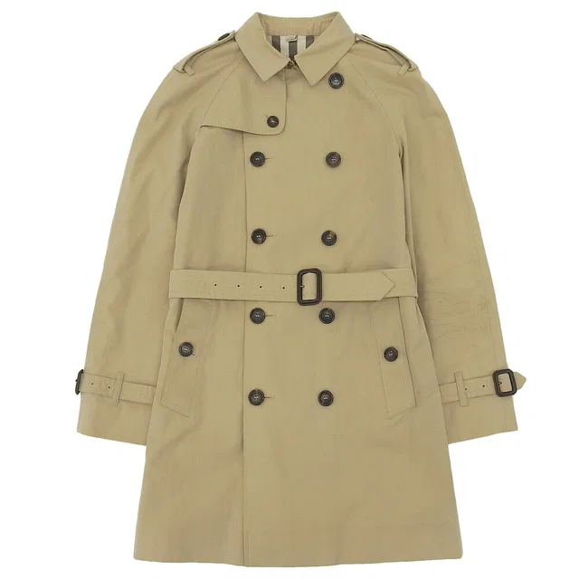Burberry Kids Trench Coat Cotton Beige in Beige from LuxUness