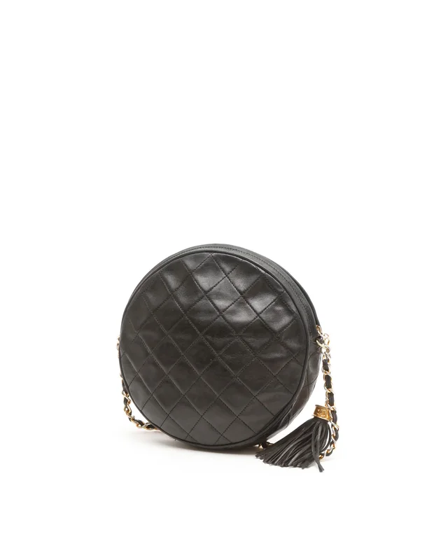 Chanel Classic Round Tassel Chain Crossbody Bag in Lambskin from A Retro Tale, photo 3 of 8