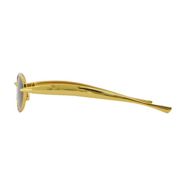 Bottega Veneta Bv1386s-001 Metal Gold Sunglasses in Gold from HEWI