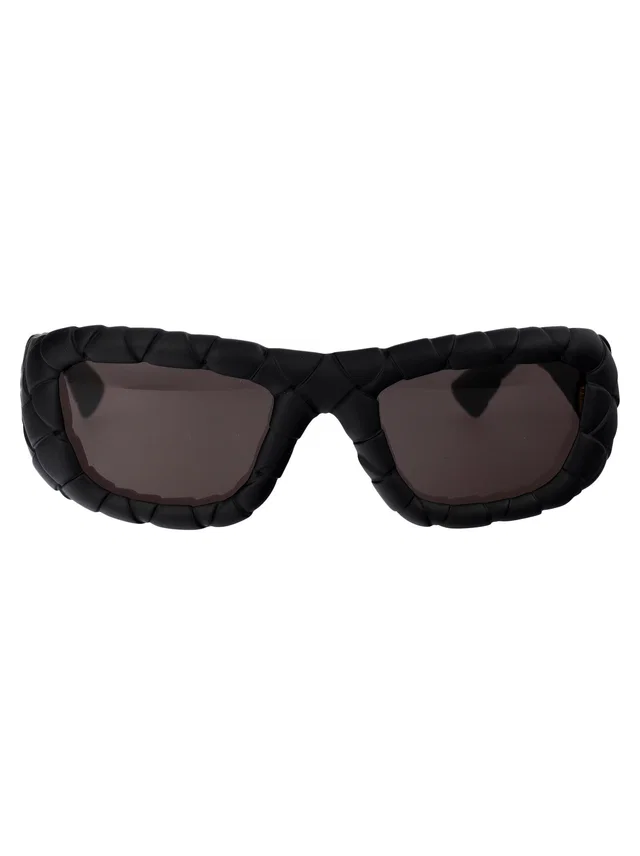 Bottega Veneta Bv1303s Sunglasses — Black Injected in Black from HEWI