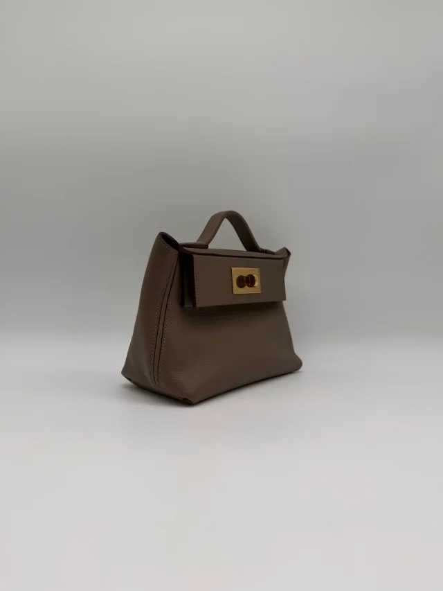 Hermès 24/ - 21 Etoupe Evercolor/Swift Gold Hardware in Taupe Swift leather from Luxury Promise, photo 4 of 11