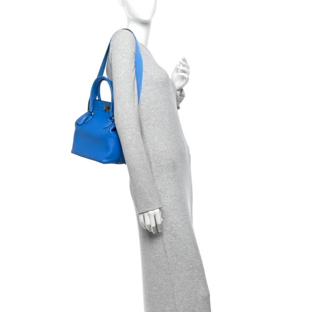 Hermès Swift Toolbox 20 Bleu Hydra in Blue Swift leather from FASHIONPHILE, photo 2 of 10