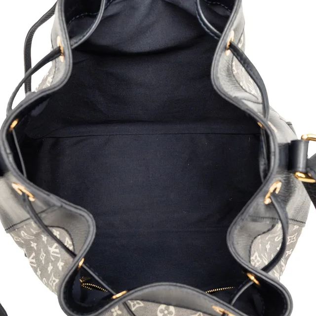 Grey Louis Vuitton Monogram Mini Lin Idylle Noe PM Bucket Bag in Grey Canvas from Designer Revival, photo 2 of 2
