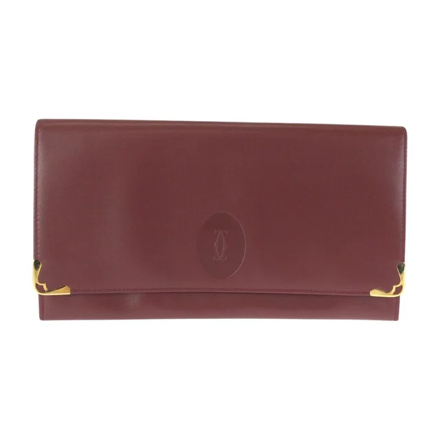 Cartier Must Line Leather Clutch Bag in Leather from LuxUness