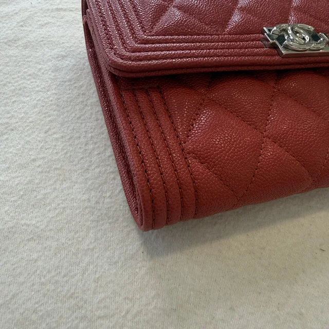 Chanel Medium Caviar Boy Wallet in Caviar leather from Reowned, photo 4 of 10