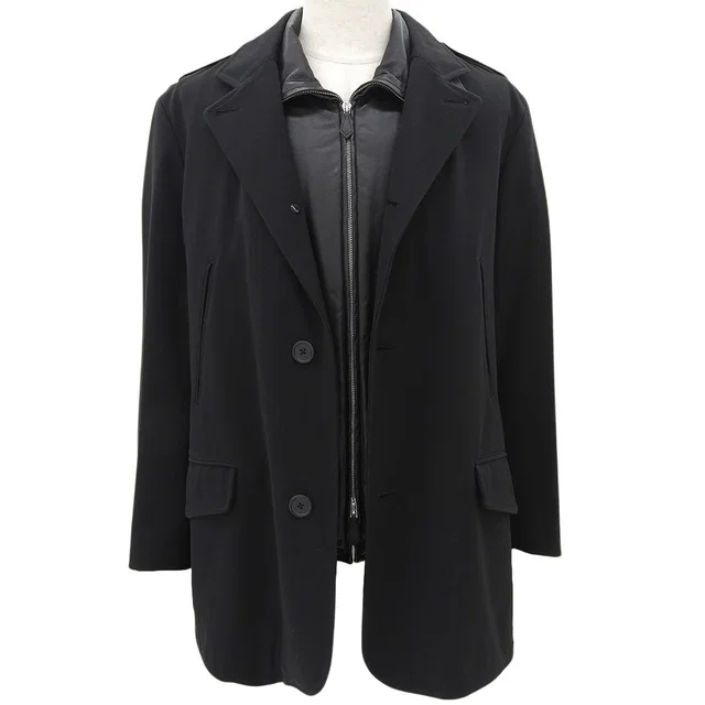 Hermès Cotton leather combined ensemble #52 Black from VINTAGE QOO TOKYO