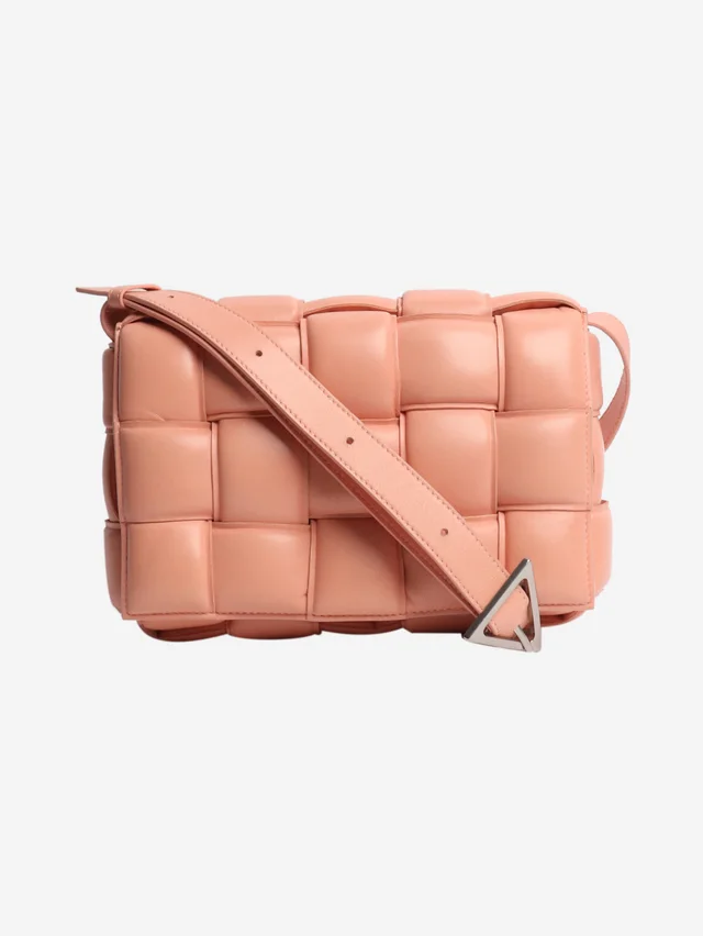 Bottega Veneta Pink padded Cassette bag in Pink Leather from Sign of the Times