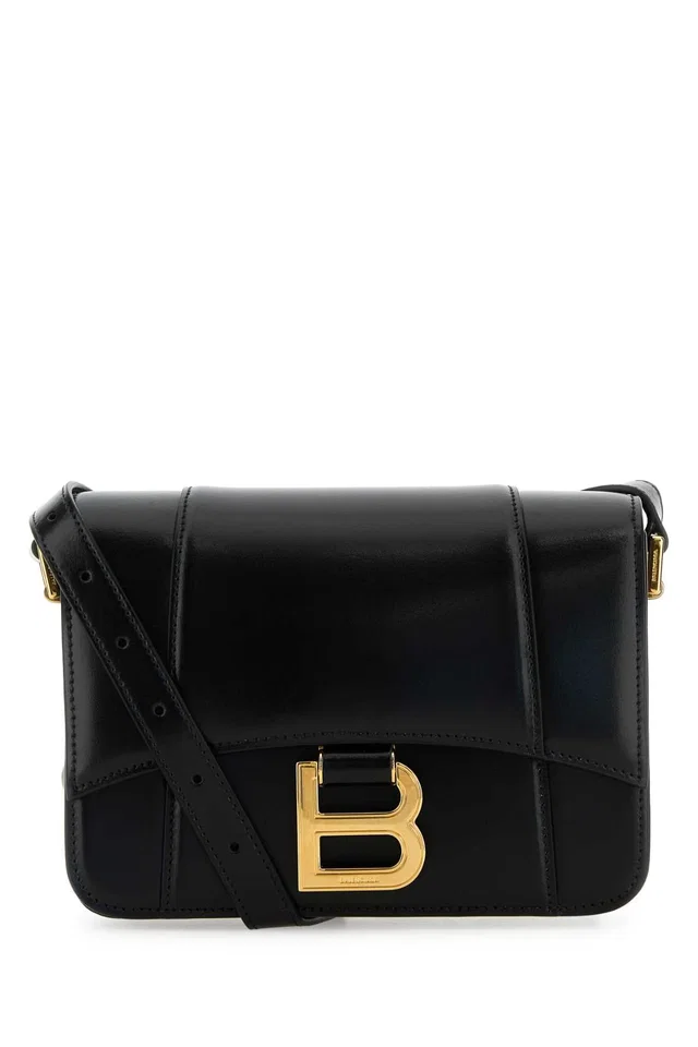 Balenciaga Flap Crossbody Bag — Black in Black Calfskin from HEWI