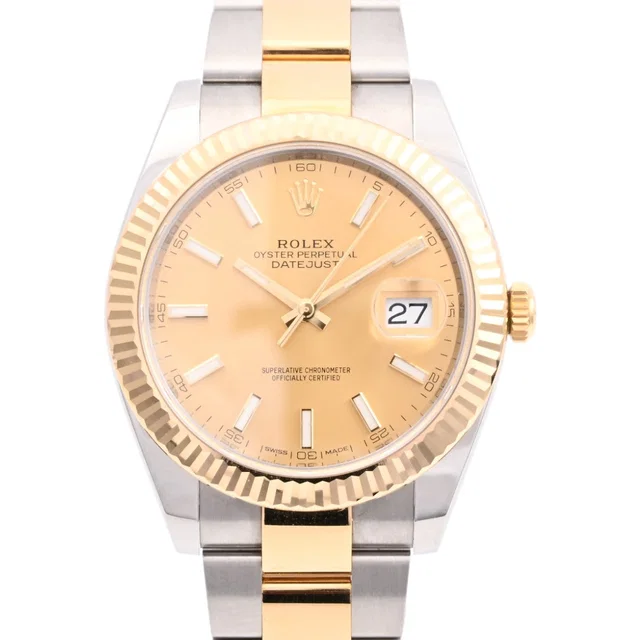 Rolex Datejust 41mm 126333 Automatic Champagne from VINTAGE QOO TOKYO