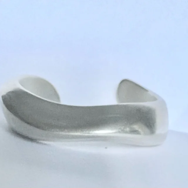 Tiffany & Co. Elsa Peretti Silver Swirl Cuff Bracelet, Small Wrist in silver|gray from Poshmark