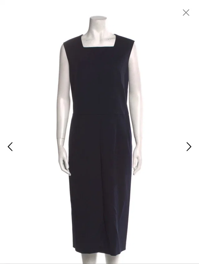 Comme des Garçons Comme Des Garons Wool Midi Length Dress in blue Wool from Poshmark
