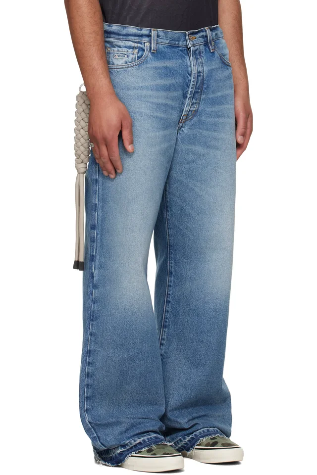 Gallery Dept. Blue Melrose Jeans, photo 2 of 4 from SSENSE