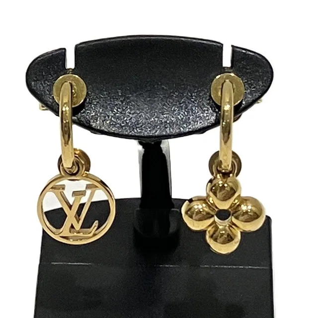 Louis Vuitton Book le Doreil Blue Mining Earrings Brass in Blue from The Reluxe