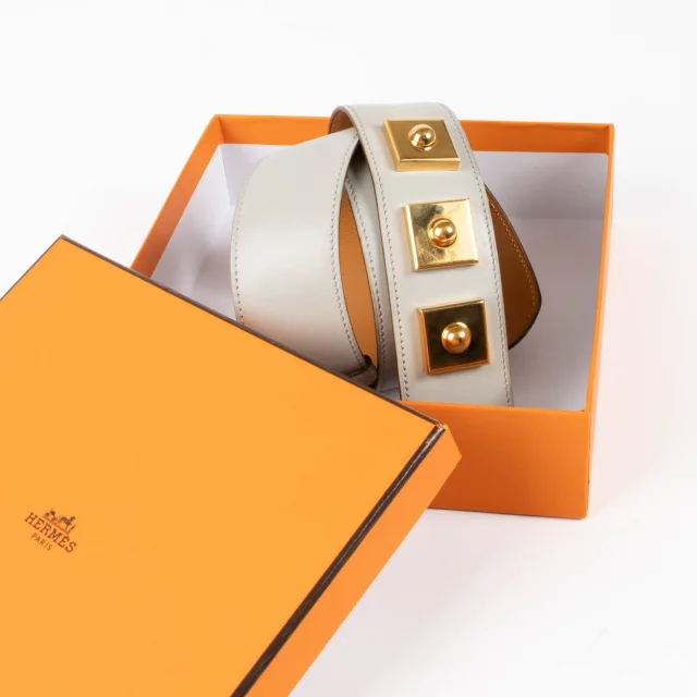 Hermès Piano Belt in Leather from Labellov, photo 2 of 5