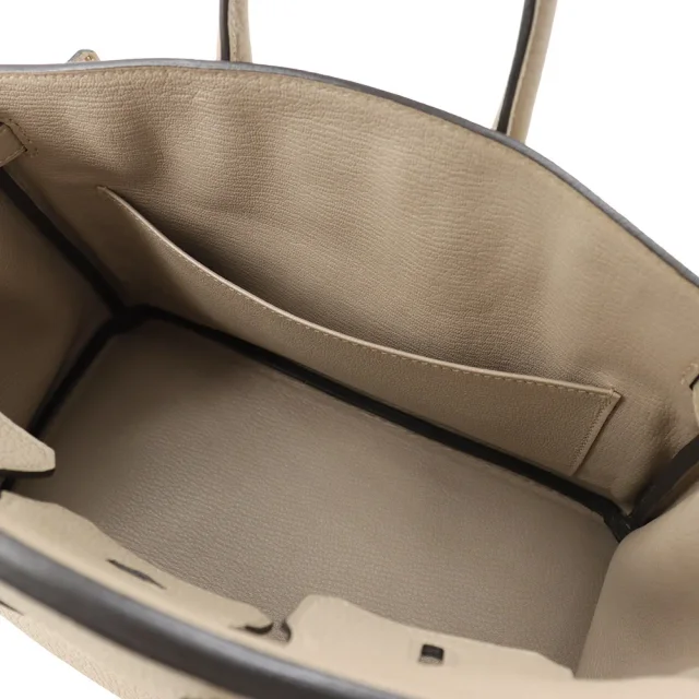 Hermès Birkin Tourtier Grey Togo Leather Size 25 in Grey Togo leather from GALLERY RARE, photo 6 of 20