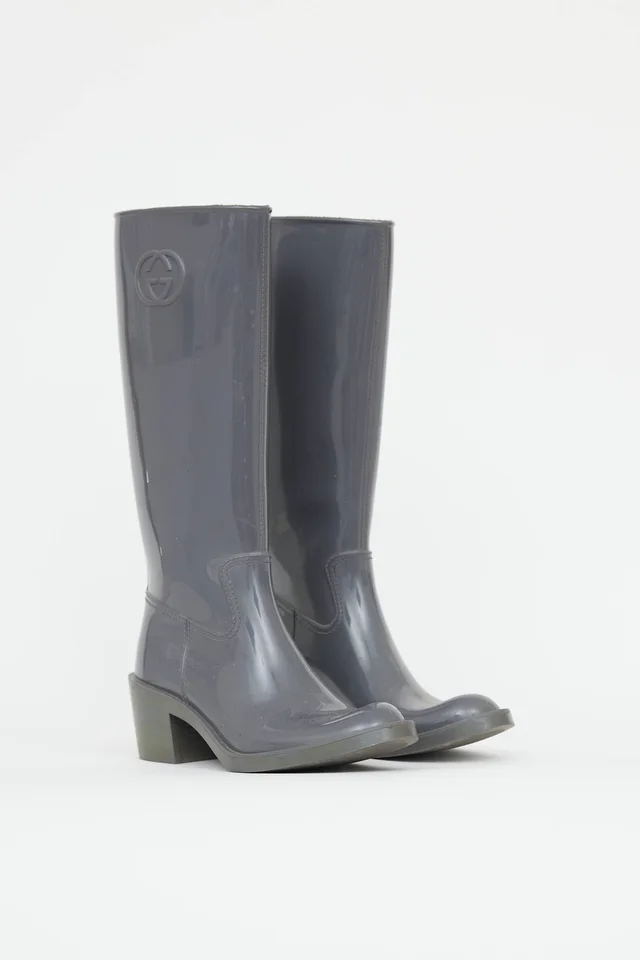 Gucci Heeled Rain Boot from VSP Consignment, photo 2 of 2