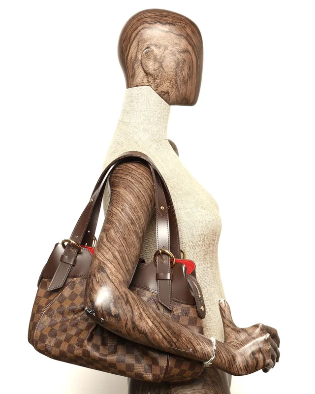 Louis Vuitton Damier Ebene Sistina PM Shoulder Bag in Brown Canvas from A Retro Tale, photo 9 of 9
