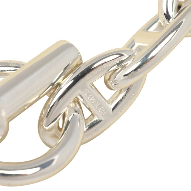 Hermès Chaine D'Ancre Necklace GM 31 Link Sterling Silver in Silver from Madison Avenue Couture, photo 3 of 3