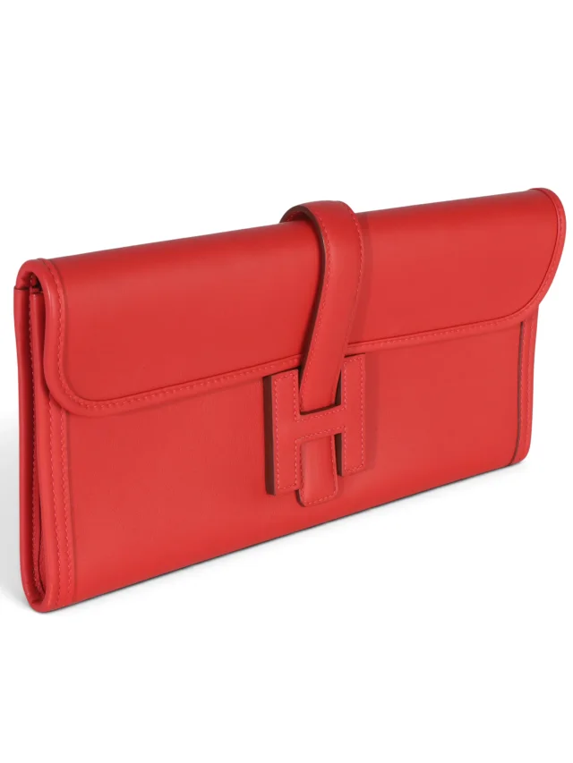 Hermès Rouge Tomate Evercolor Jige Elan 29 in Red Leather from Season 2 Consign, photo 4 of 8