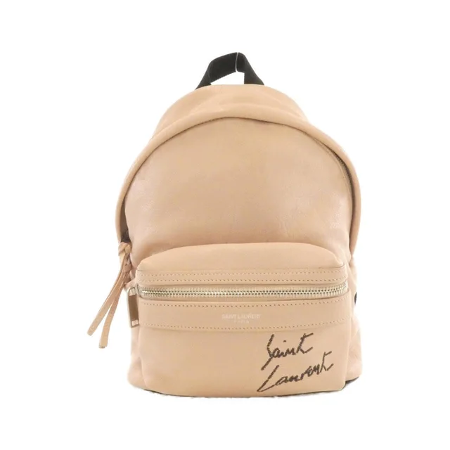 Saint Laurent サンローラン 505031 D40X6 リュックサック in PINK+BLACK(ピンク+ブラック) / SILVER(シルバー)金具 from KOMEHYO