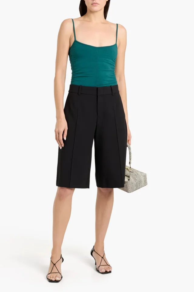Another Tomorrow Ruched Stretch Jersey Bodysuit, photo 5 of 7 from THE OUTNET
