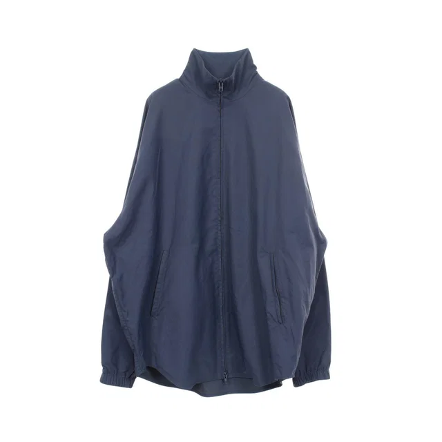 Balenciaga Back Logo Embroidered Nylon Jacket in Nylon from LuxUness