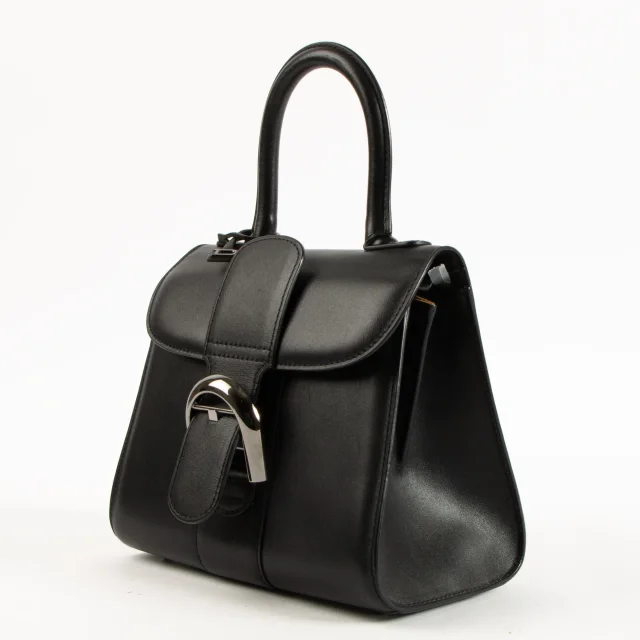 Delvaux Black Box Calf Brillant Mini Bag in Black Box leather from Labellov, photo 4 of 7