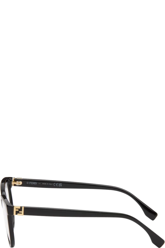 Black 'Forever Fendi' Glasses, photo 3 of 4 from SSENSE