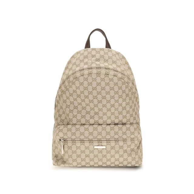 Gucci Beige Fabric Backpack in Beige Canvas from HEWI