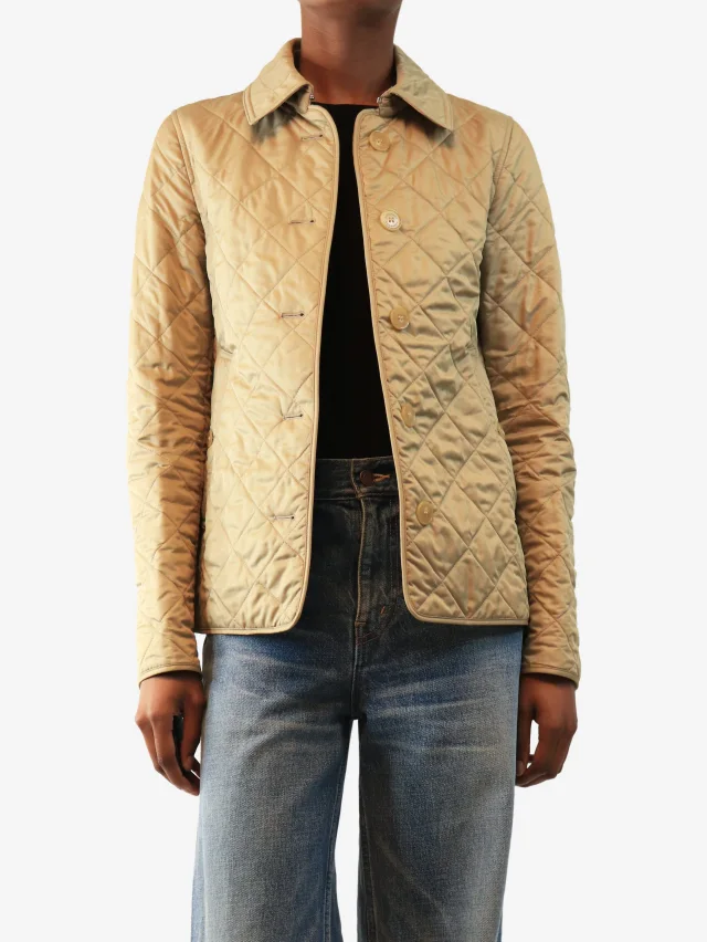 Burberry Beige quilted jacket - size XS in Beige from Sign of the Times, photo 3 of 4