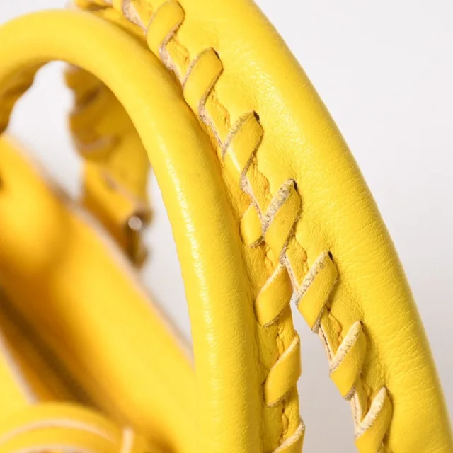 Balenciaga Classic Mini City 2-Way Bag Leather Yellow in Yellow Leather from The Reluxe, photo 2 of 2