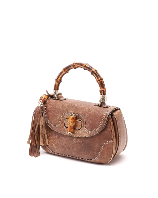 Gucci Bamboo 1947 Medium Top Handle Bag in Leather from A Retro Tale, photo 2 of 9