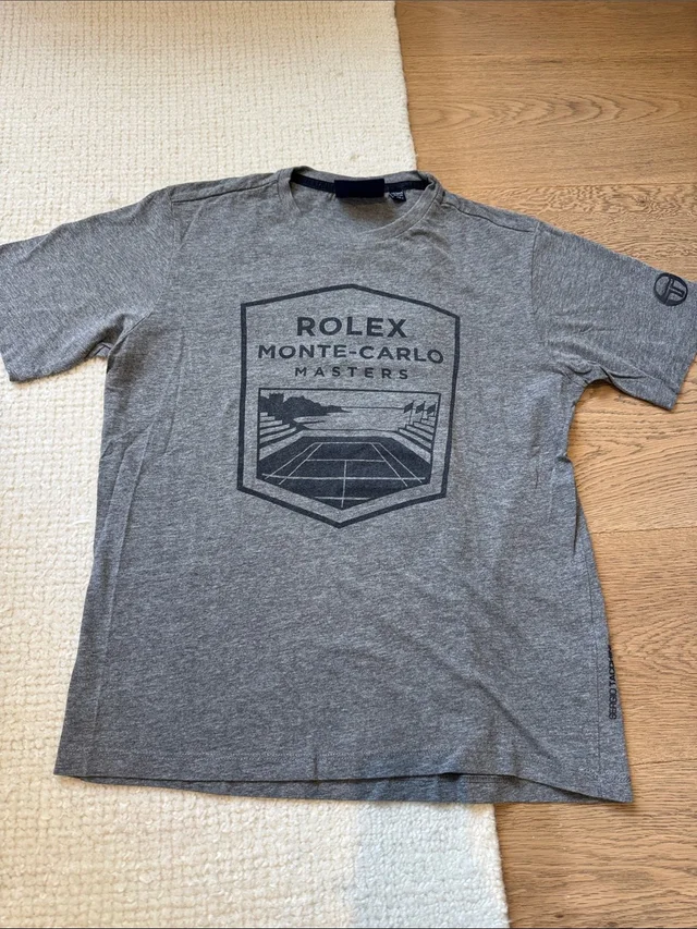 Sergio Tacchini Rolex Gray Monte-Carlo Masters Graphic Tee in gray from Poshmark