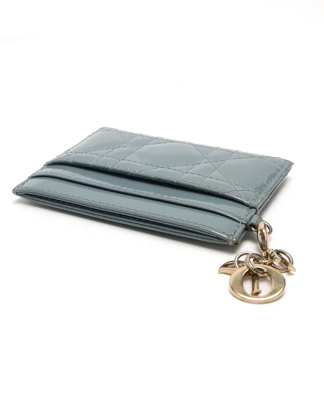 Lady Dior Cannage Patent Card Holder in Patent leather from A Retro Tale, photo 4 of 5