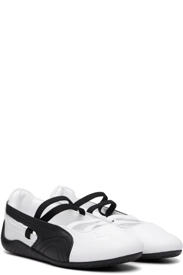 PUMA White Speedcat Ballet Sneakers, photo 4 of 5 from SSENSE