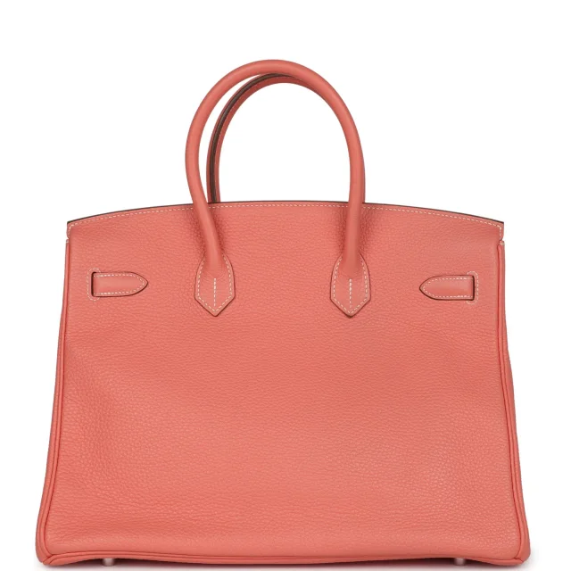 Hermès Birkin 35 Crevette Clemence Palladium Hardware in Clemence leather from Madison Avenue Couture, photo 4 of 9