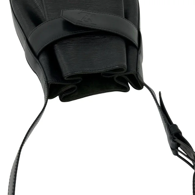 Louis Vuitton Sac D Epaules Epi Shoulder Bag in Black Leather from LuxUness, photo 4 of 9