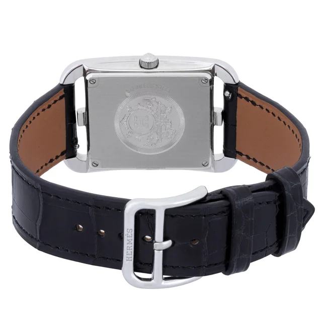 Hermes Cape Cod Quartz Black Dial Ladies Watch 047237WW00, photo 3 of 3 from Jomashop