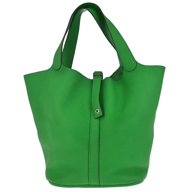 Hermès Bambou Taurillon Clemence Picotin Lock 26 GM Handbag in Clemence leather from AMORE Vintage Tokyo