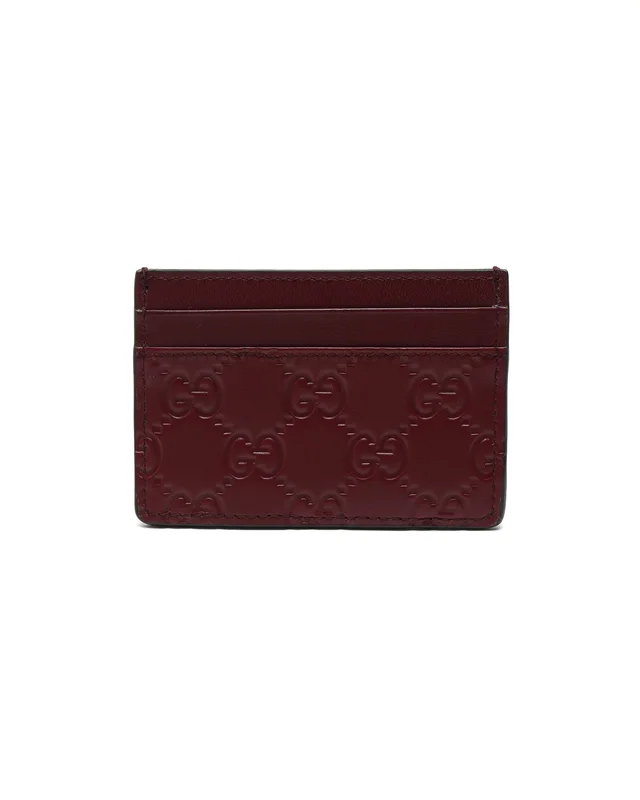 Gucci Guccissima Card Holder in Leather from A Retro Tale, photo 2 of 2