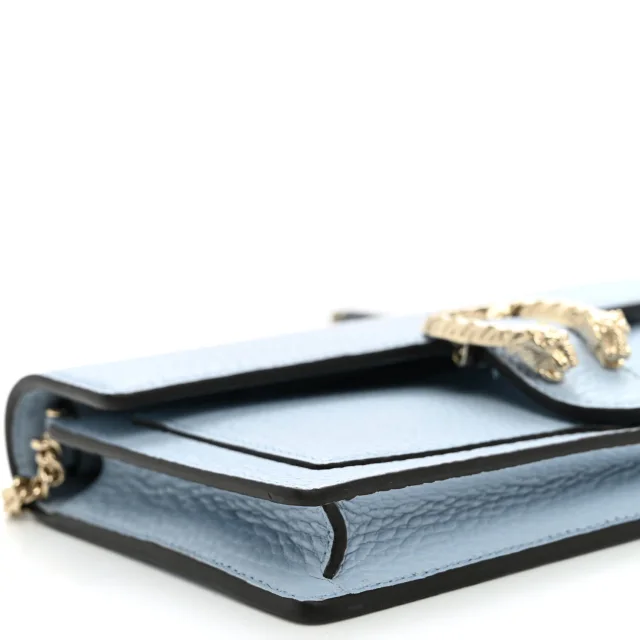 Gucci Dionysus NM Chain Wallet Porcelain Light Blue in Blue Calfskin from FASHIONPHILE, photo 8 of 10