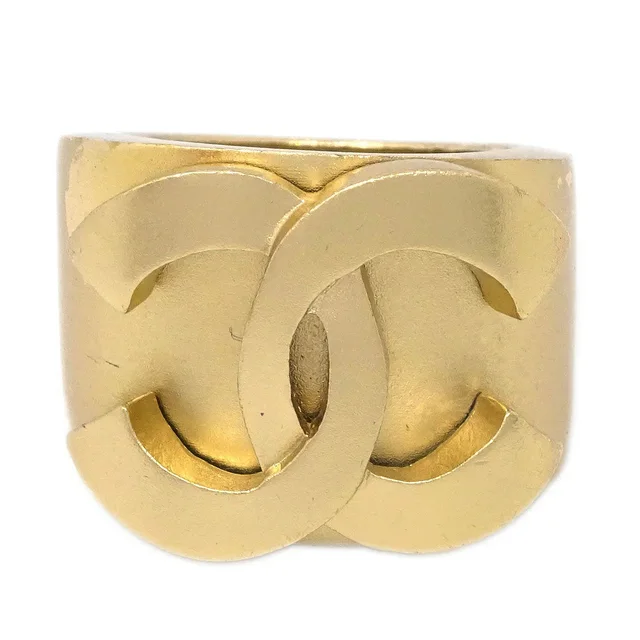 Chanel Ring Gold #53 01C in Gold from AMORE Vintage Tokyo