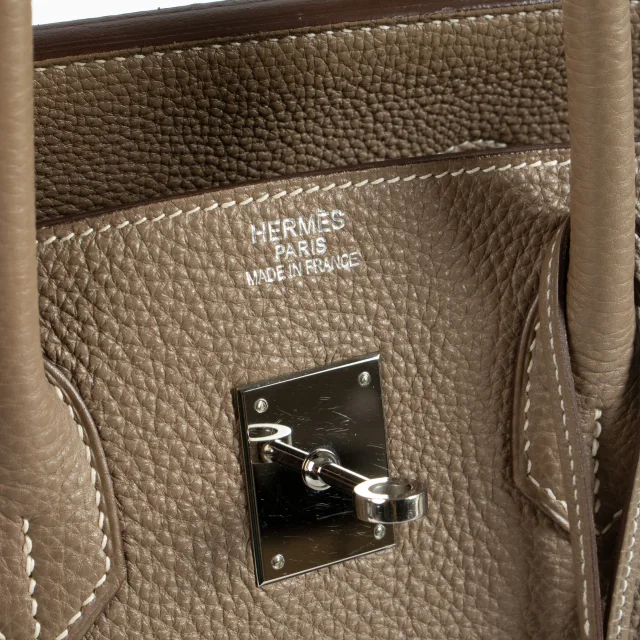 Hermès Birkin 35 Etoupe Togo PHW in Taupe Togo leather from Labellov, photo 8 of 13