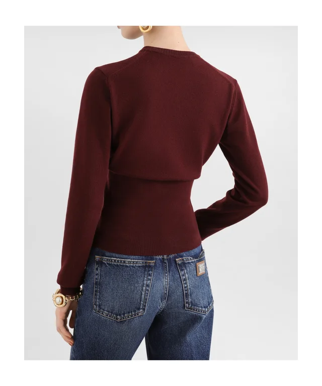Dolce & Gabbana Serafino Knitted Pullover, photo 3 of 4 from SENSER