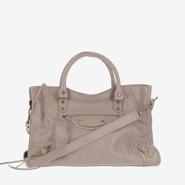 Balenciaga Le City Shoulder Bag — Pink Leather in Pink Leather from HEWI