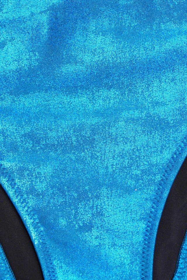 Solid & Striped Elsa Metallic Low-Rise Bikini Briefs in Blue, photo 4 of 4 from THE OUTNET