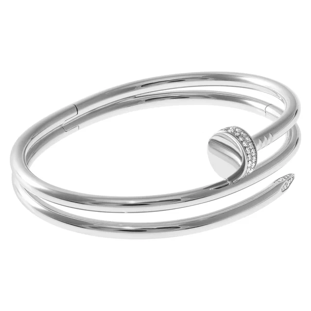 Cartier Just Un Clou nail bracelet in White White Gold from Gray And Sons