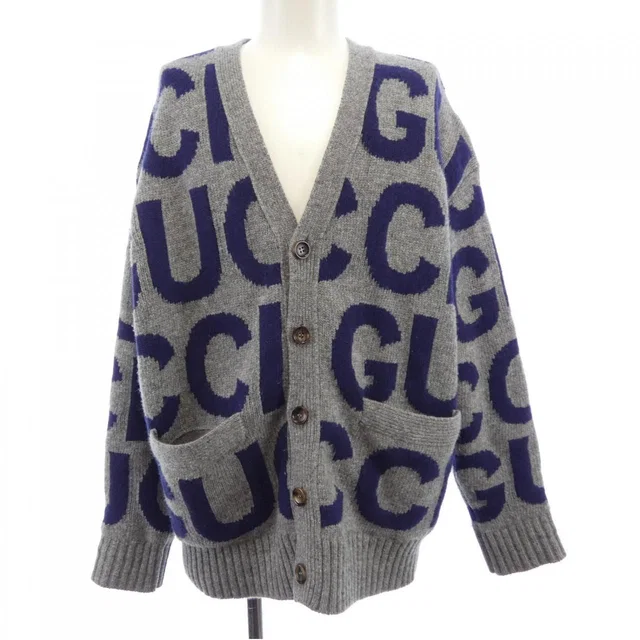 Gucci Cardigan Gray in Grey from The Reluxe