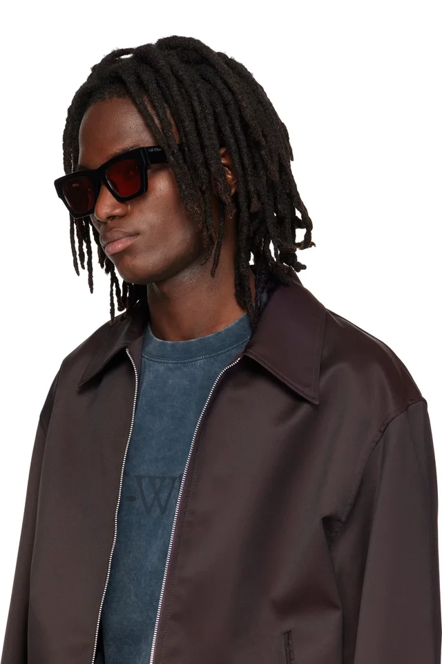 Off-White Black Davie Sunglasses, photo 4 of 4 from SSENSE