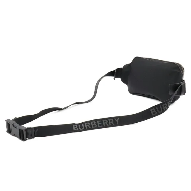 Burberry logo print nylon leather waist bag in Nylon from LuxUness, photo 2 of 2